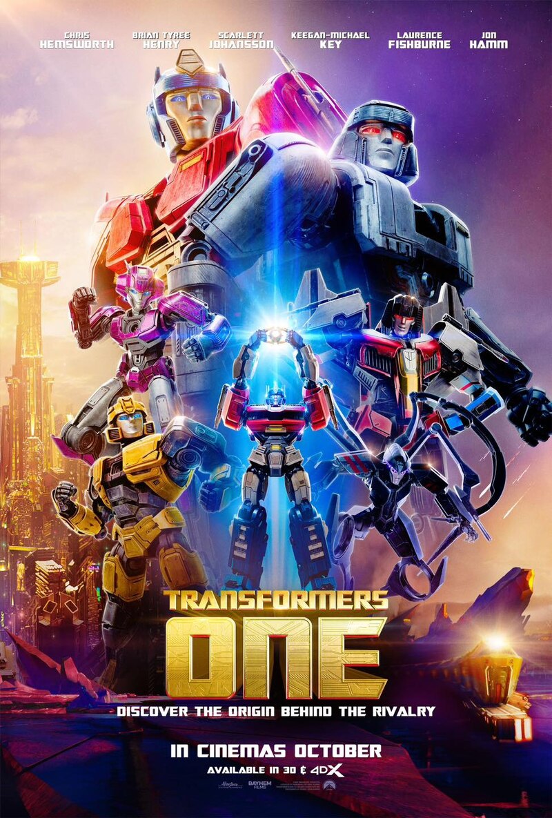 SDCC 2024 Transformers ONE Exclusive Posters for Trailer #2, More